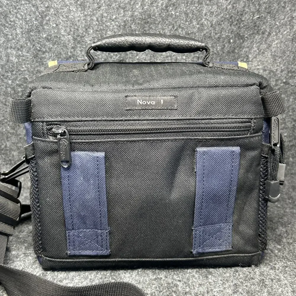 Lowepro Nova 1 Camera Bag Blue Padded Shoulder Case Weather Resistant 9x7x7